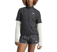 adidas Donna Run It Short Sleeve Jacket, black, S