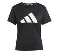 adidas Donna Run It Stripes Tee, Black, L