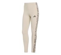 Adidas Seasonal Essentials Animal Print 3 Stripes Leggings Beige 2XL Donna