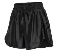 adidas Donna Seasonal Essentials Satin Shorts, Black, M