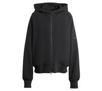 adidas Donna Soft Lux Full-Zip Hoodie Sweatshirt, Black, S