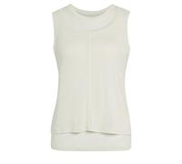 adidas Donna Soft Lux Sheer Tank Shirt, off White, XL