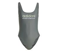 adidas Donna Sportswear U-Back Swimsuit, Legend Ivy/Silver Green Mel, 38