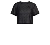 adidas Donna Strength Essentials Workout Boxy Mesh Shirt, Black, XXL
