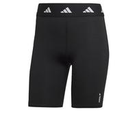 Leggings corti adidas Techfit donna bianco - XS