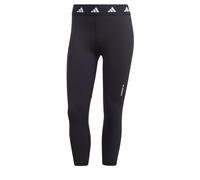 adidas Donna Techfit Capri Leggings, Black/White, XS