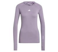 adidas Donna Techfit Long Sleeve Training Top, Shadow Violet, L
