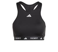 adidas Donna Techfit Medium Support High Neck Bra, Black, L A-B