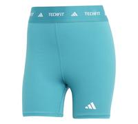 adidas Donna TECHFIT Short Leggings, pure teal, XS 4 inch