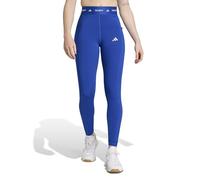 adidas Donna TECHFIT Stash Pocket Full Length Leggings, Royal Blue, L