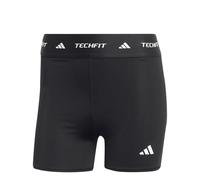 adidas Donna Techfit Stay in Play Short Leggings, Black, L 4 inch