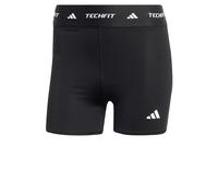 adidas Donna Techfit Stay in Play Short Leggings, Black, XS 5 inch