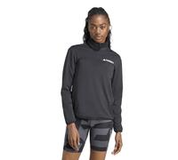 adidas Donna Terrex Multi Climawarm Half Zip Tech Fleece Sweatshirt, Black, XS