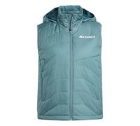 adidas Donna Terrex Multi CLIMAWARM Insulated Hooded Vest, preloved teal, S
