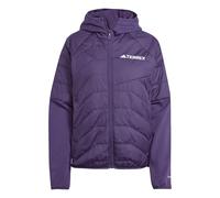 adidas Donna Terrex Multi CLIMAWARM Insulated Hybrid Hooded Jacket, Aurora Plum, L