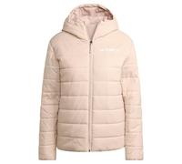 adidas Donna Terrex Multi Essentials CLIMAWARM Insulated Hooded Jacket, Wonder Taupe, XL