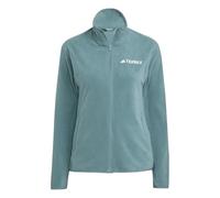Adidas Multi Essentials Full Zip Fleece Blu,Grigio M Donna
