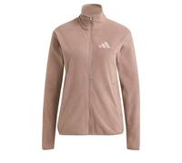 adidas Donna Terrex Multi Essentials Full Zip Fleece Sweatshirt, Trace Brown, M