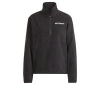 adidas Donna Terrex Multi Essentials Half Zip Fleece Jacket, Black, L