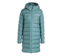 adidas Donna Terrex Multi Light Down Hooded Parka 2.0, Preloved Teal, M