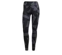 adidas Donna Terrex Multi Printed Tights, Carbon/Black/Black/Black, 6