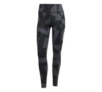 adidas Donna Terrex Multi Printed Tights, Carbon/Black/Black/Black, 8