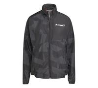 adidas Donna Terrex Multi Printed Wind Jacket, black/carbon, M