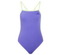 adidas Donna Thin Straps V-Back Swimsuit Swimwear, Solar Purple, 42