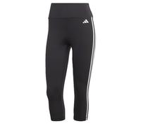 adidas Donna Train Essentials 3-Stripes High-Waisted 3/4 Leggings, Black, XL