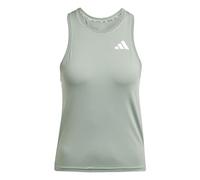 adidas Donna Train Essentials 3-Stripes Workout Tank, Silver Green/White, XL