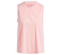 adidas Donna Train Essentials Big Performance Logo Training Tank Top, Semi Pink Spark/Pink Spark, L
