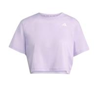 adidas Donna Train Essentials Boxy Workout Tee, Powder Plum, S