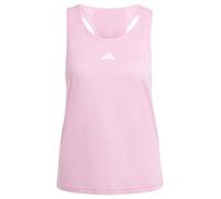adidas Donna Train Essentials Minimal Branding Racerback Tank Top, Bliss Pink, S