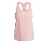 adidas Donna Train Essentials Minimal Branding Racerback Tank Top, Semi Pink Spark, XXS