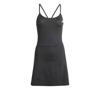 adidas Donna Train Essentials Workout Dress with Integrated Shorts, Black/White, M