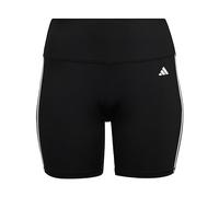 Adidas Donna Training Essentials 3-Stripes High-Waisted Short Leggings
