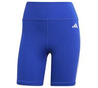 Adidas Donna Training Essentials 3-Stripes High-Waisted Short Leggings, Semi Lucid Blue, XS