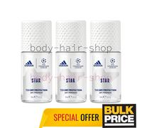 Adidas Uomo Pro Deodorante Invisibile Roll-on Senza Segni Bianchi Senza...