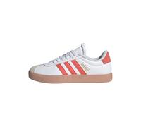 adidas Donna VL Court 3.0 Shoes, Cloud White/Preloved Scarlet/Gold Metallic, 40 EU