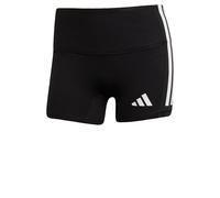 adidas Donna Volleyball 3-Stripes 4 Inches Shorts, Black, L 5 inch