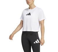 Adidas Train Essentials Big Logo Performance Short Sleeve T-shirt Bianco XS Donna