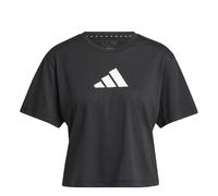 adidas Donna Workout Essentials Big Performance Logo Training T-Shirt, Black, XL