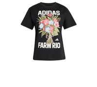 adidas Donna X Farm Rio Graphic Shirt, Black/Cream White/Multicolor, L