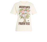 adidas Donna X Farm Rio Graphic Shirt, Ecru Tint/Shadow Brown/Multicolor, M