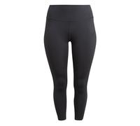adidas Donna Yoga Essentials High-Waisted Leggings (Plus Size), Black, XL Plus