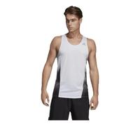 Adidas DQ1844 Canottiera, Uomo, Bianco/Nero, L