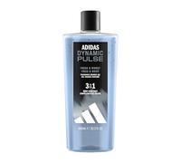 adidas Dynamic Pulse Docciaschiuma Uomo, Formula 3 in 1 con Rosmarino Naturale e Olio essenziale di Limone, 600ml