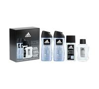adidas Dynamic Pulse - Set regalo da 4 pezzi con note di menta, mela e legno, fragranza maschile, durevole e sportivo