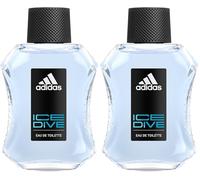 Adidas - Eau de Toilette Ice Dive - Profumo Uomo Spray 100 ml (Confezione da 2)