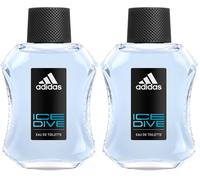 Adidas Eau de Toilette Ice Dive Profumo Uomo Spray 100 ml (Confezione da 2)